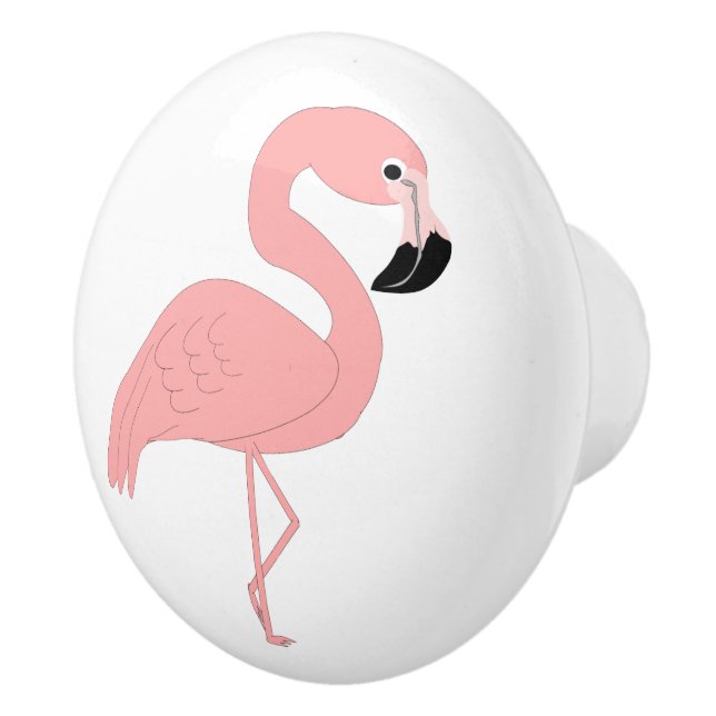 Flamingo Keramikknauf (Rechts)