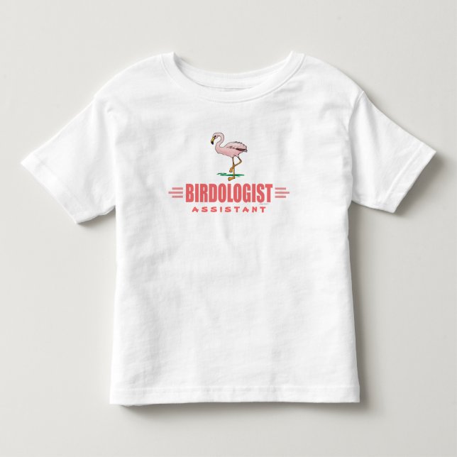 Flamingo Kleinkind T-shirt (Vorderseite)