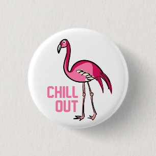 Flamingo kühlen heraus button