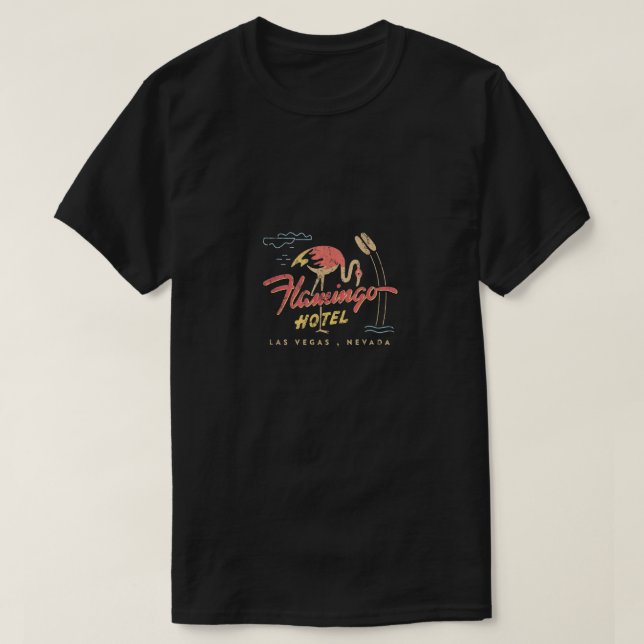 Flamingo Las Vegas Hotel Casino Vintag T-Shirt (Design vorne)