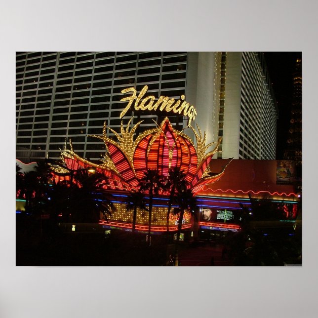 Flamingo Las Vegas Poster Print (Vorne)