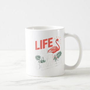 Flamingo Leben ist alles über Balance Nk Flamingo Kaffeetasse