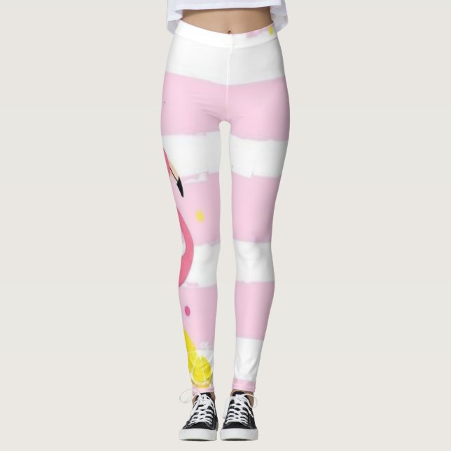 Flamingo Leggings (Vorderseite)