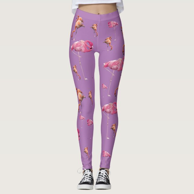 Flamingo Leggings (Vorderseite)