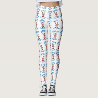 Flamingo-Leggings - großes Logo Leggings