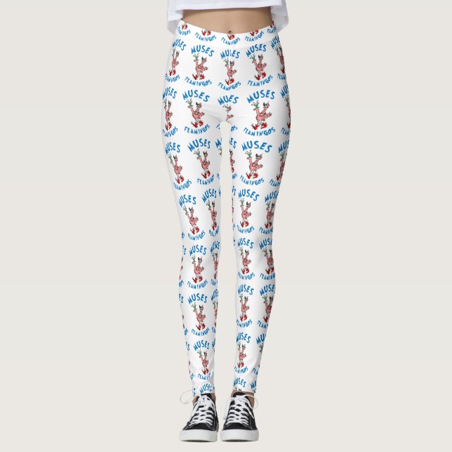 Flamingo-Leggings - großes Logo Leggings (Vorderseite)