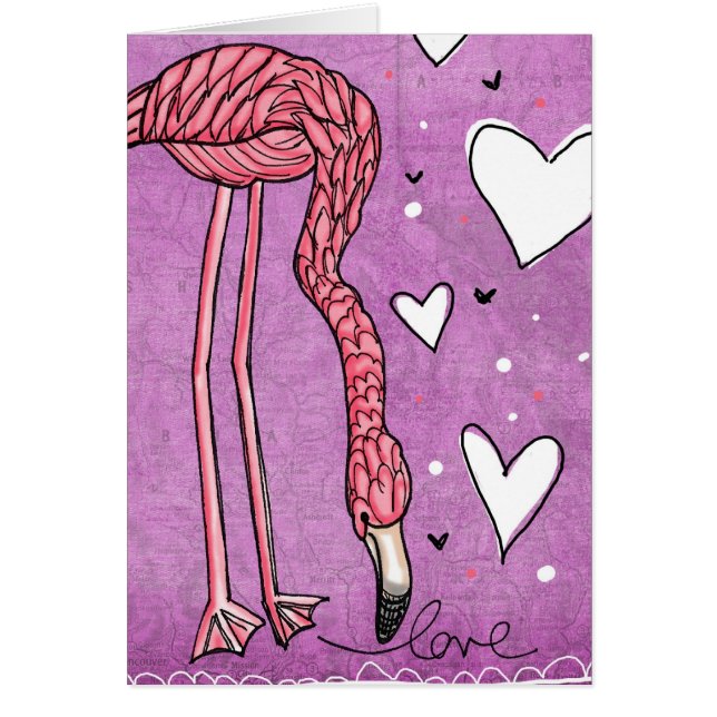 Flamingo-Liebe (Vorne)