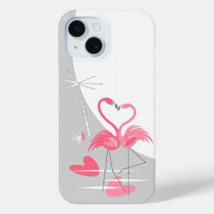 Flamingo Liebe Große Moon iPhone Gehäuse vertikal Case-Mate iPhone Hülle