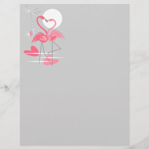 Flamingo Liebe letterhead