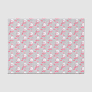 Flamingo Liebe Multi-Papiertaschentuch gefliest Seidenpapier