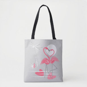 Flamingo-Liebe-Tasche