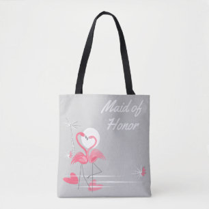 Flamingo Liebe Trauzeugin Tasche