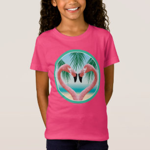 Flamingo-Liebe (Tropisches Valentin) T-Shirt
