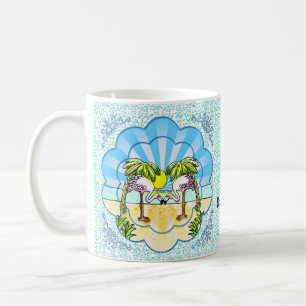Flamingo liebt Tasse