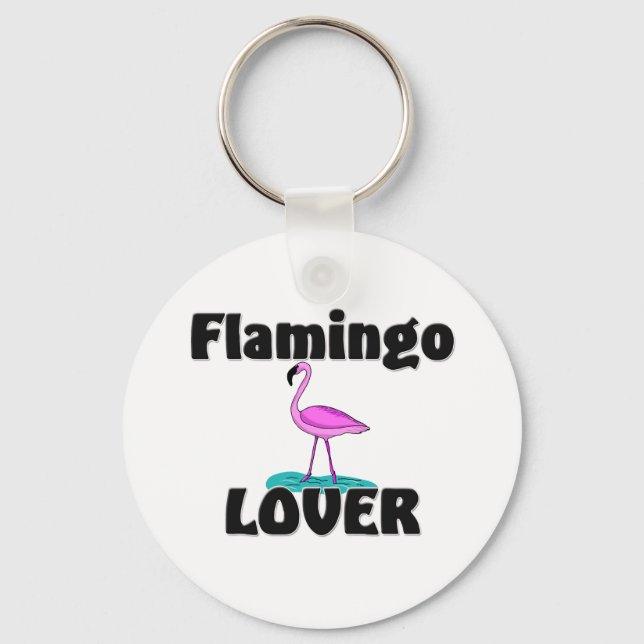 Flamingo Lover Schlüsselanhänger (Vorderseite)