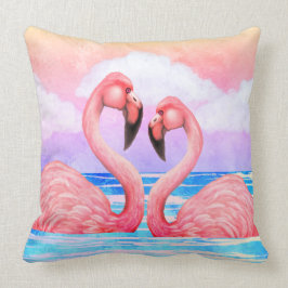 Flamingo Lovers Kissen