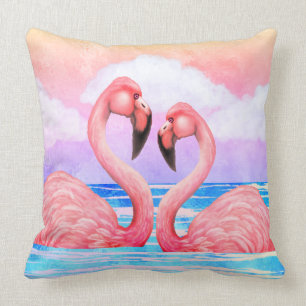 Flamingo Lovers Kissen