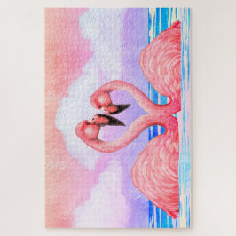 Flamingo Lovers Puzzle