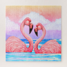Flamingo Lovers Puzzle