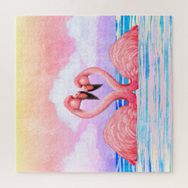 Flamingo Lovers Puzzle