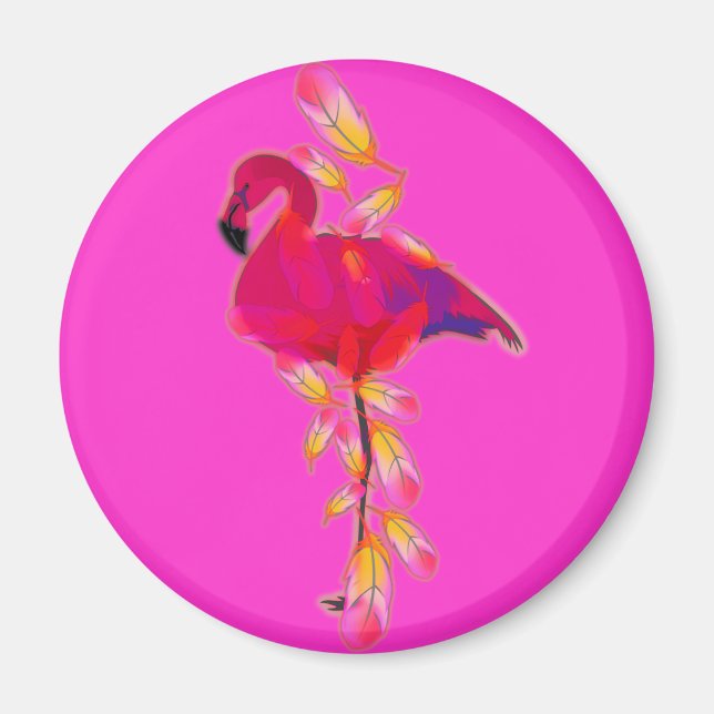 Flamingo Magnet (Vorne)