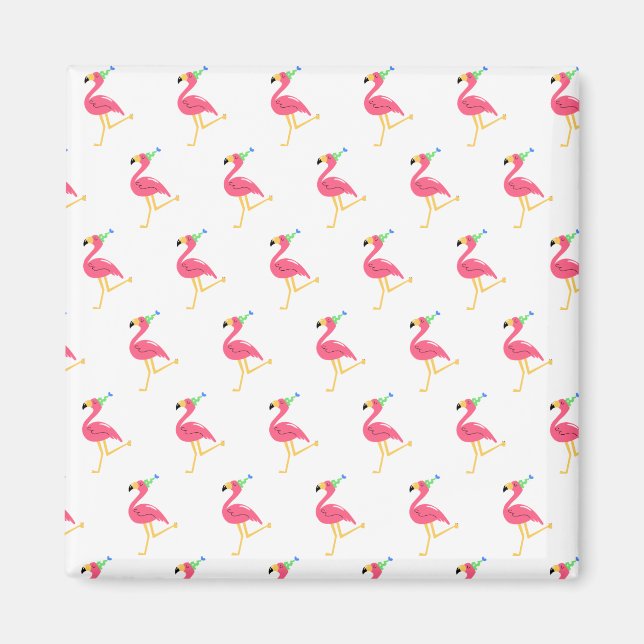Flamingo Magnets Magnet (Vorne)