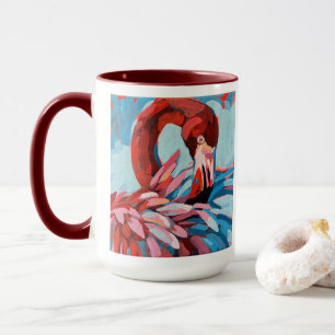 Flamingo-Malerei - Geschenk für Flamingo-Fans Tasse