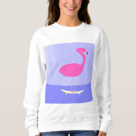 Flamingo Malkunst Sweatshirt