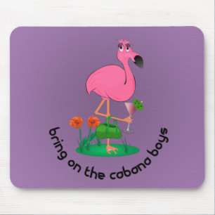 Flamingo-Mausunterlage Mousepad