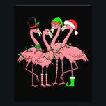 Flamingo Merry Christmas Funny Flamingo Lover Gesc Fotodruck<br><div class="desc">Flamingo Merry Christmas Funny Flamingo Lover Geschenk</div>