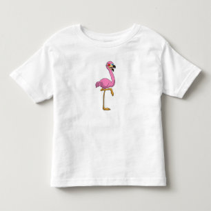 Flamingo mit Brille Kleinkind T-shirt