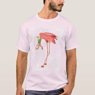 Flamingo mit Cocktail T-Shirt