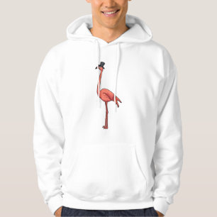 Flamingo mit Hat Hoodie