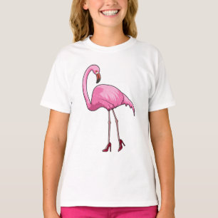 Flamingo mit hohen Absätzen T-Shirt