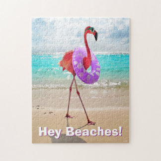 Flamingo mit innerer Tube Puzzle