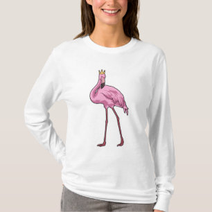 Flamingo mit Krone T-Shirt