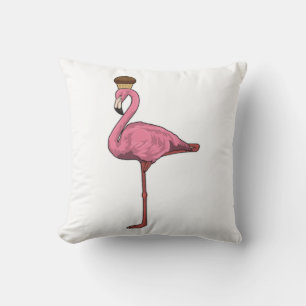 Flamingo mit Muffin Kissen