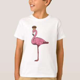 Flamingo mit Muffin T-Shirt