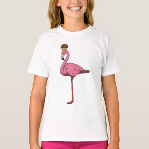 Flamingo mit Muffin T-Shirt