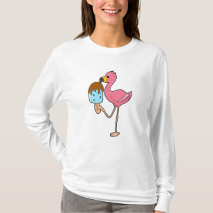 Flamingo mit Popsicle T-Shirt