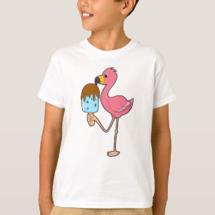 Flamingo mit Popsicle T-Shirt