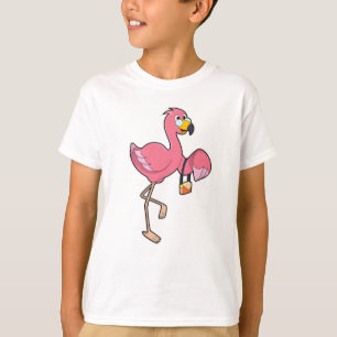 Flamingo mit Purse T-Shirt