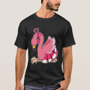 Flamingo mit Ribbon T-Shirt