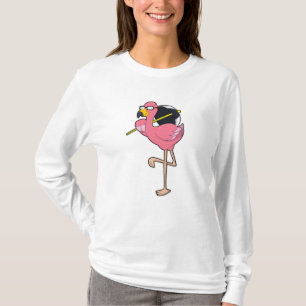 Flamingo mit Umbrella T-Shirt