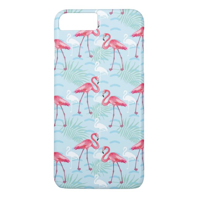 Flamingo-Muster Case-Mate iPhone Hülle (Rückseite)