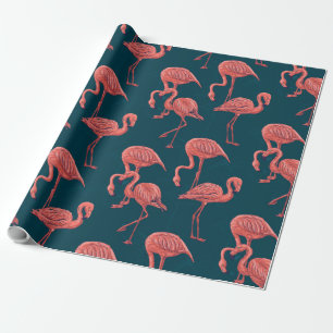 Flamingo-Muster Geschenkpapier