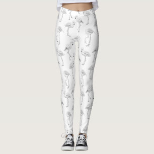 Flamingo-Muster Leggings