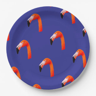Flamingo-Muster  Pappteller