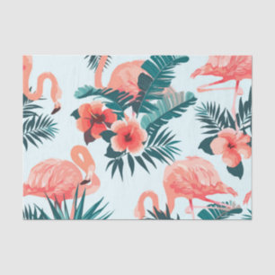 Flamingo-Muster Seidenpapier