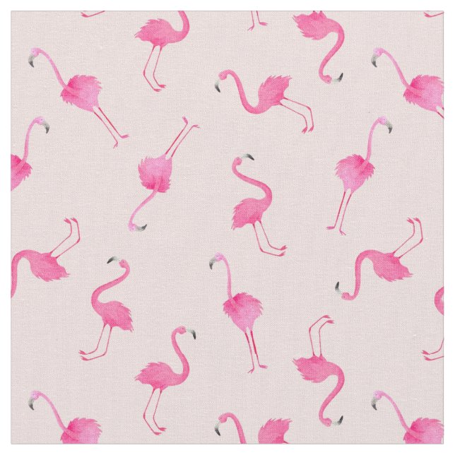 Flamingo-Muster Stoff (Nahaufnahme)